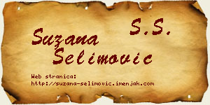 Suzana Selimović vizit kartica